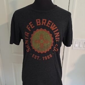Santa Fe Brewing Charcoal and Olive Graphic Tee
